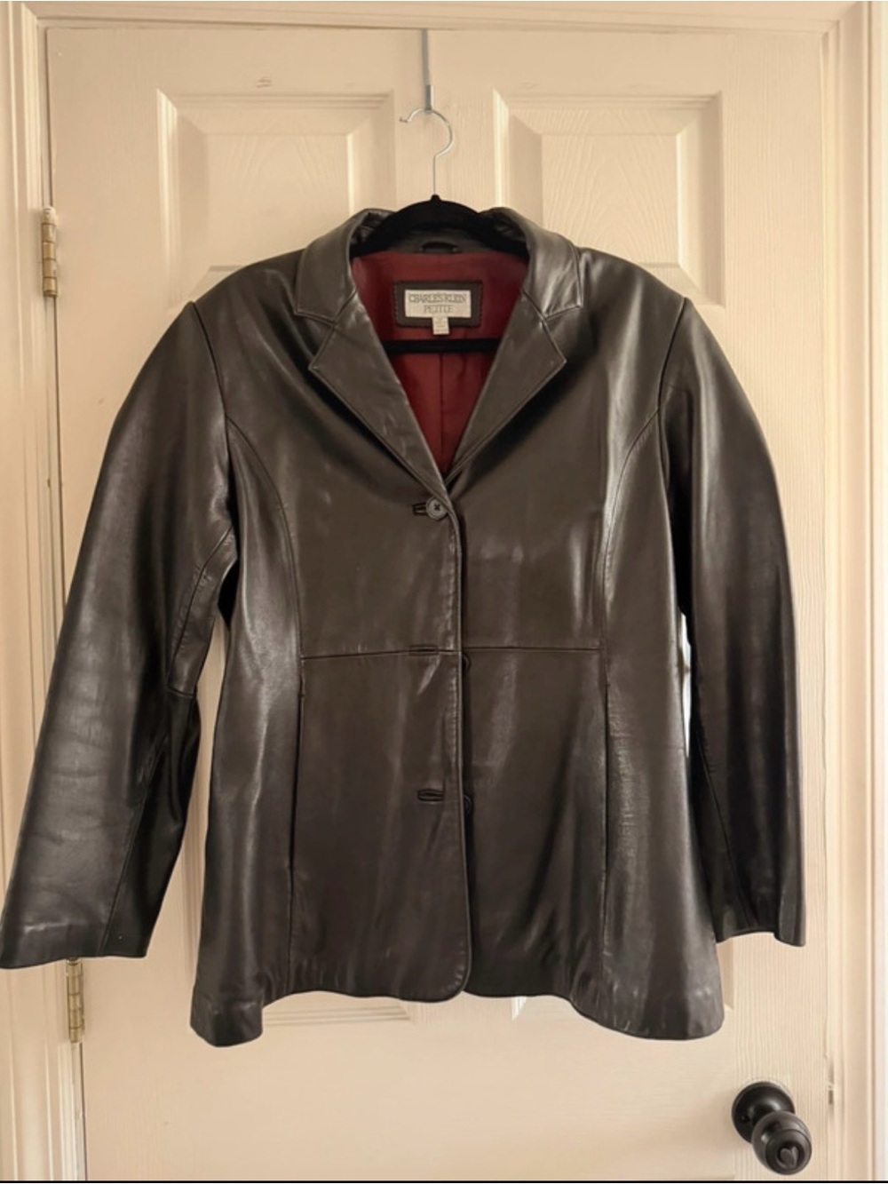 Charles Klein vintage leather coat